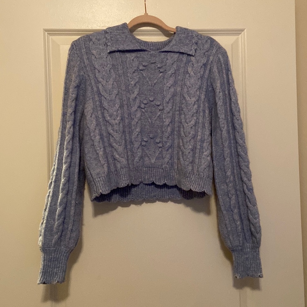 Super cozy Cotton On Light blue Crop